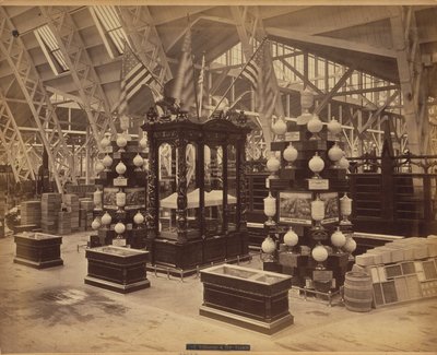 Kingsford, T., & Son, Oswego, N.Y., Esposizione 210, Agricultural Hall, Bldg., 1876 da American Photographer